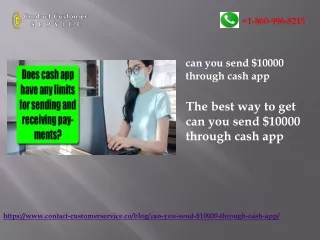 The best way to get can you send $10000 through cash app