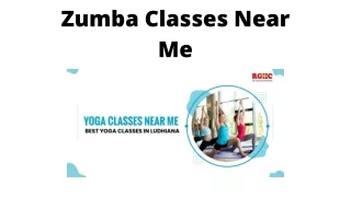 Zumba Classes Near Me