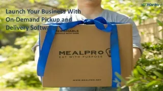 launch your business with on demand pickup