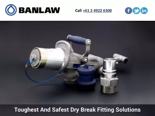 Toughest And Safest Dry Break Fitting Solutions