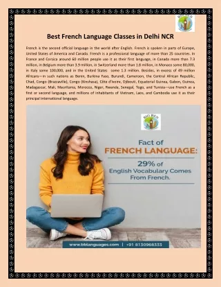 best french language classes in delhi ncr