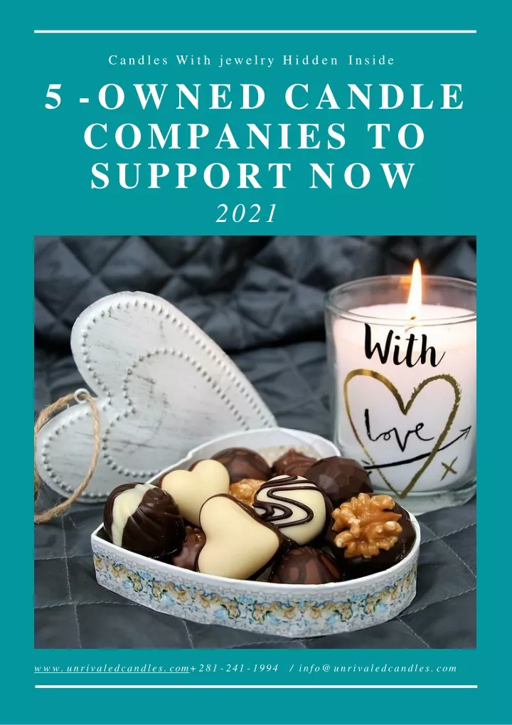 5 owned candle companies to support now 2021
