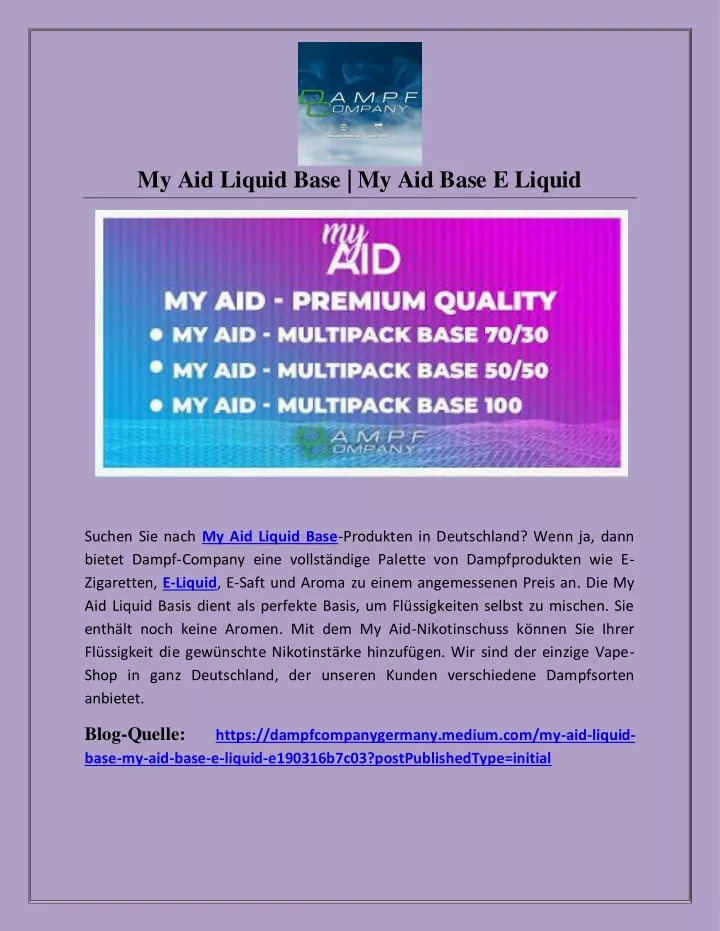 my aid liquid base my aid base e liquid