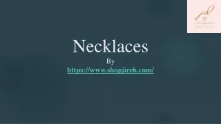 necklaces by https www shopjireh com