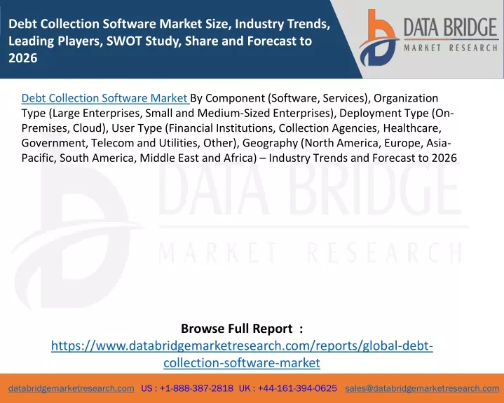 debt collection software market size industry