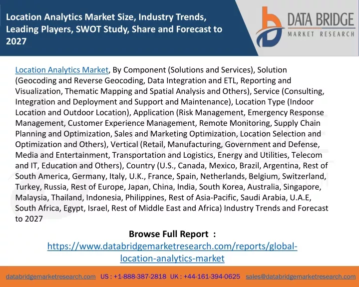 location analytics market size industry trends