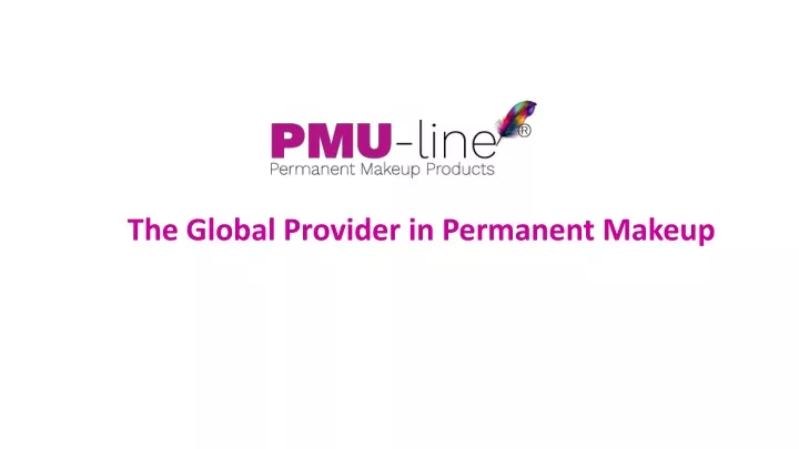 the global provider in permanent makeup