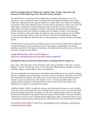 cloud accounting software market size industry