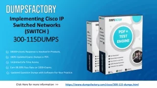 Updated Cisco 300-115 Exam Questions Answers - DumpsFactory.com