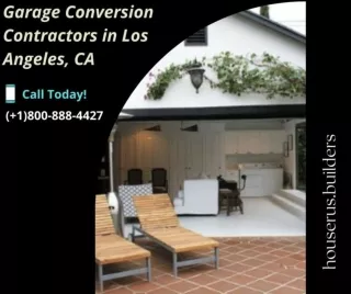 Garage Conversion Contractors in Los Angeles, CA