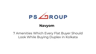7 amenities which every flat buyer should look while buying duplex in kolkata