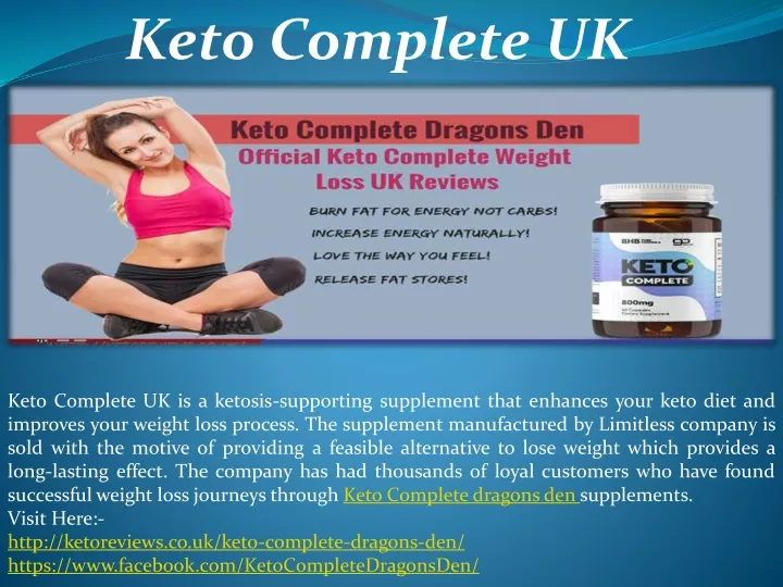 Ppt Keto Complete Dragons Den Powerpoint Presentation Free Download