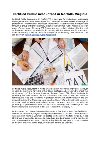certified public accountant in norfolk virginia