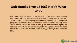 quickbooks error 15106 here s what to do