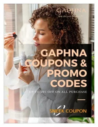 GAPHNA Coupon Code for Best Skin Care Products