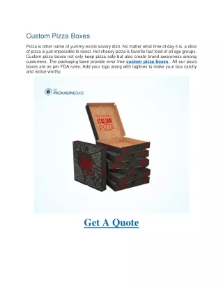 custom pizza boxes