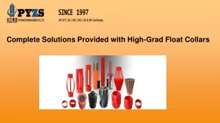 complete solutions provided with high grad float
