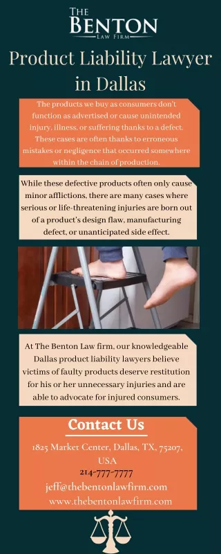 Product Liability Lawyer in Dallas