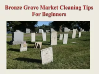 Bronze Grave Market Cleaning Tips For Beginners