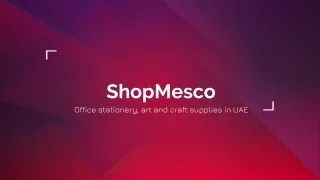 ShopMesco - office stationery, art and craft supplies
