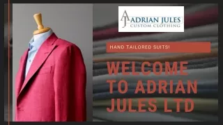Private Label Garments  | Adrian Jules Ltd | Expertly hand tailored