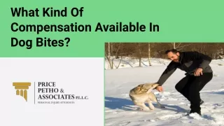 What Kind Of Compensation Available In Dog Bites?