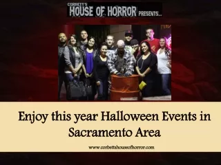 Enjoy this year Halloween Events in Sacramento Area
