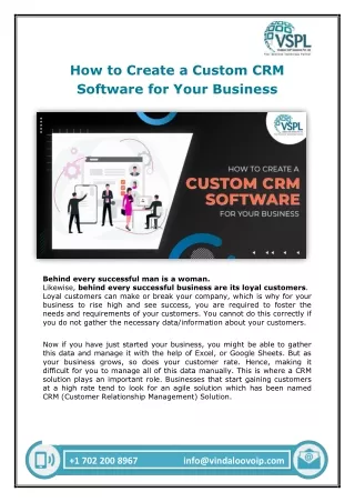 how to create a custom crm software for your