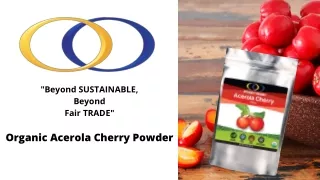 Organic Acerola Cherry Powder | Optimally Organic