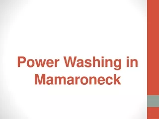 Power Washing in Mamaroneck