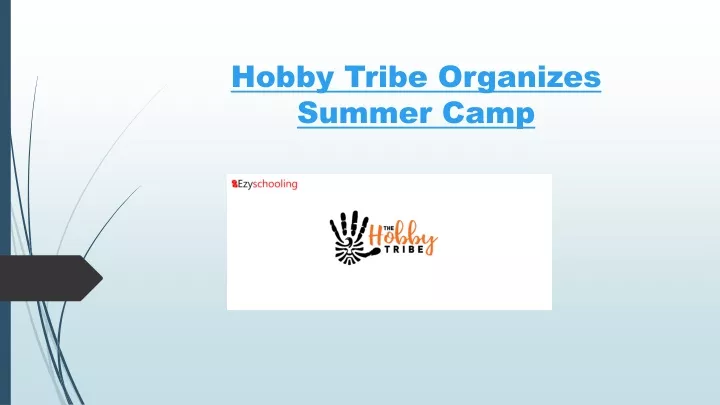 hobby tribe organizes summer camp