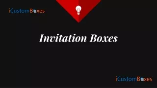 invitation boxes