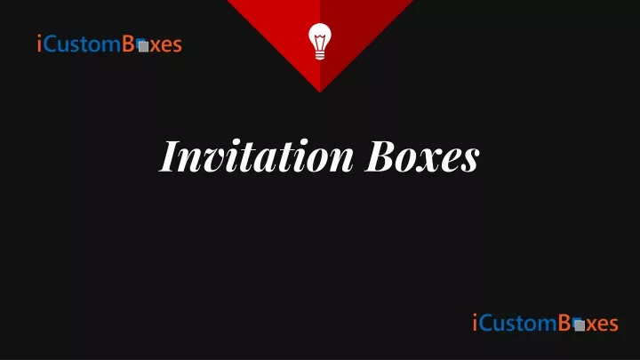invitation boxes