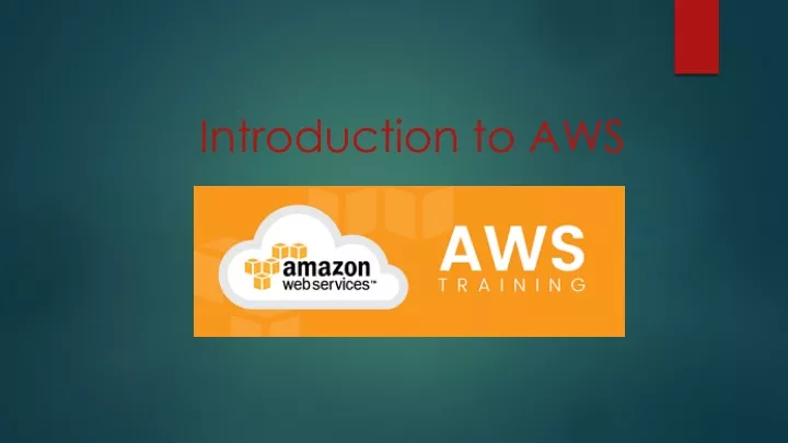 PPT - Introduction To AWS PowerPoint Presentation, Free Download - ID ...