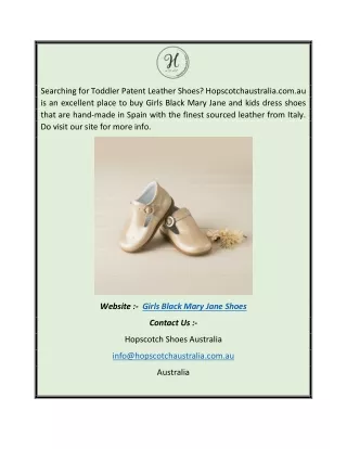 Girls Black Mary Jane Shoes | Hopscotchaustralia.com.au