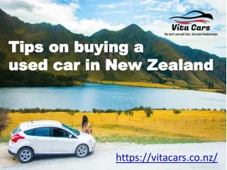Tips on buying used car in New Zealand