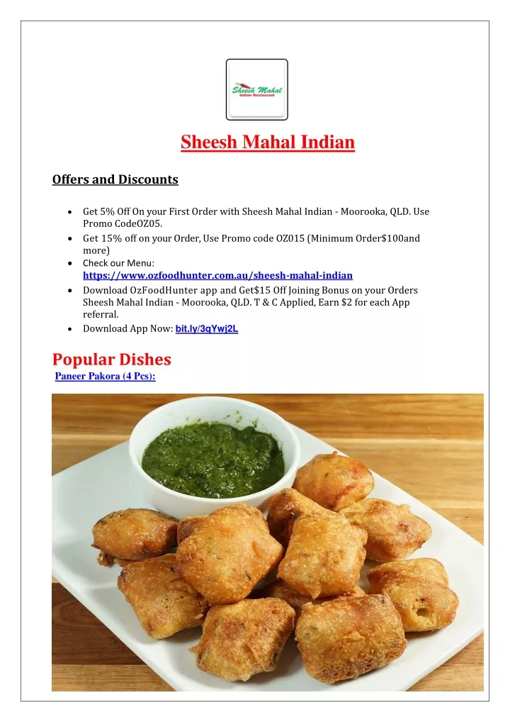 sheesh mahal indian offers and discounts