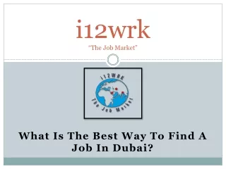 Best and Verified Job vacancies in UAE | i12wrk