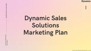 marketing plan 2021