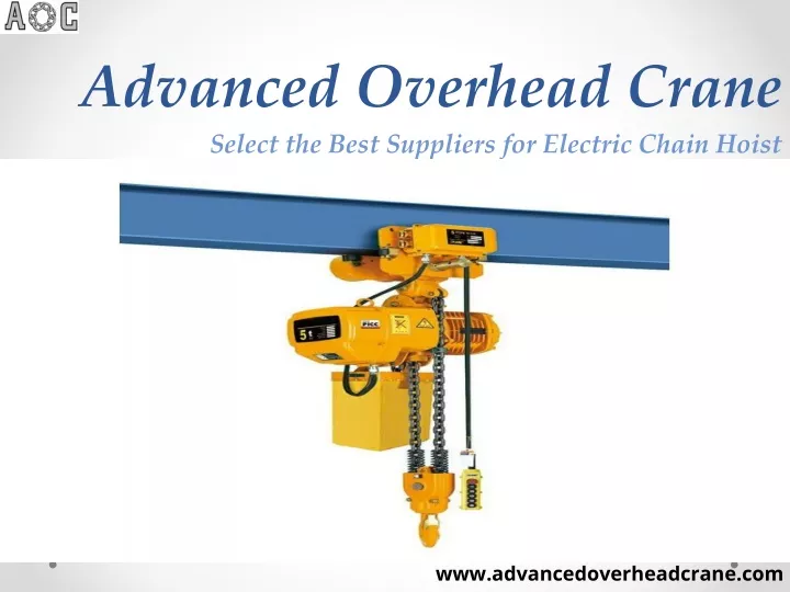 advanced overhead crane