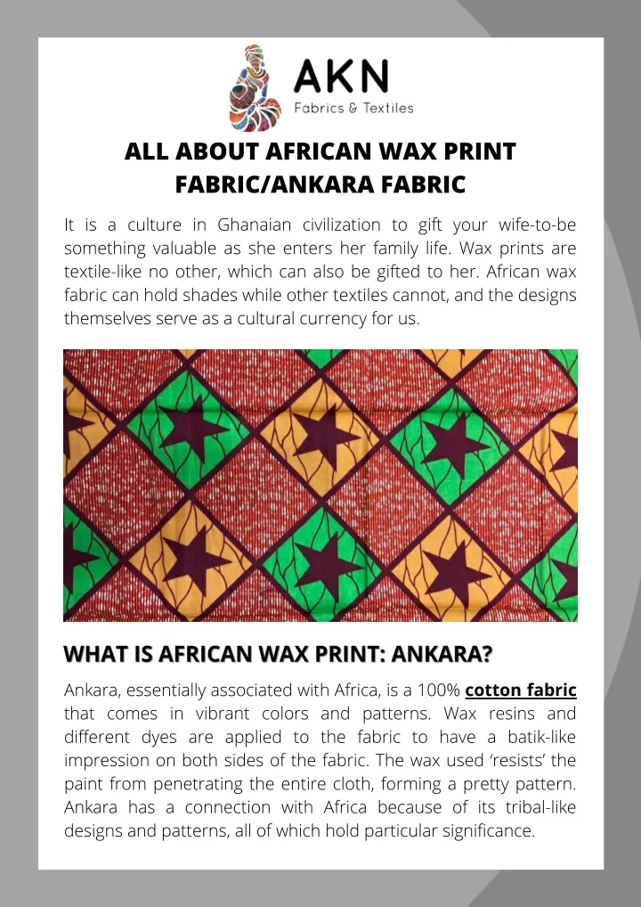 all about african wax print fabric ankara fabric