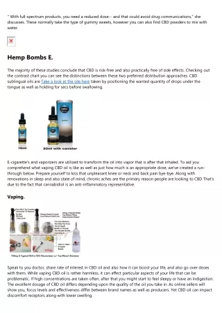 with full spectrum products you need a reduced