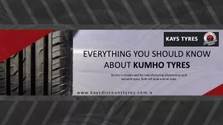 everything you should know about kumho tyres