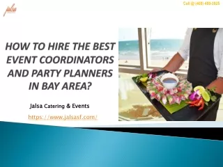 Bay Area Corporate Events Planners By Jalsa