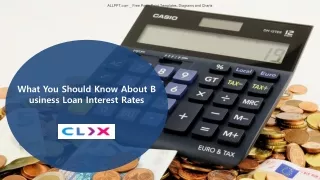 What You Should Know About Business Loan Interest Rates