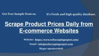 get free sample from us