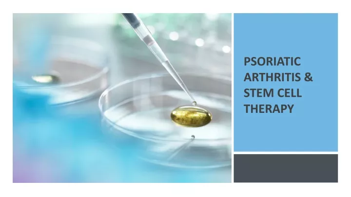psoriatic arthritis stem cell therapy