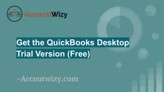 Get the QuickBooks Desktop Trial Version (Free)