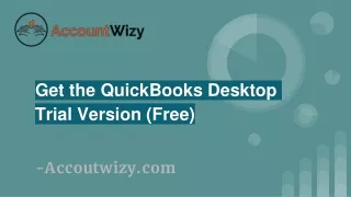 Get the QuickBooks Desktop Trial Version (Free)
