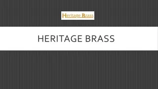 heritage brass